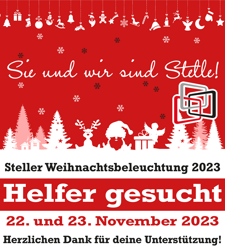 You are currently viewing Weihnachtsbeleuchtung in Stelle – Helfer gesucht